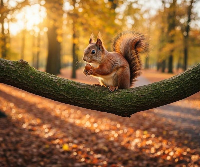 Zwyczaje żywieniowe wiewiórek