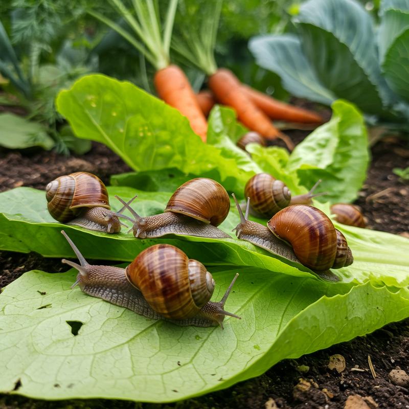 Dieta ślimaków w naturze