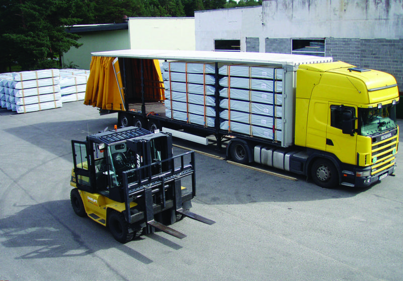 Transport domku drewnianego